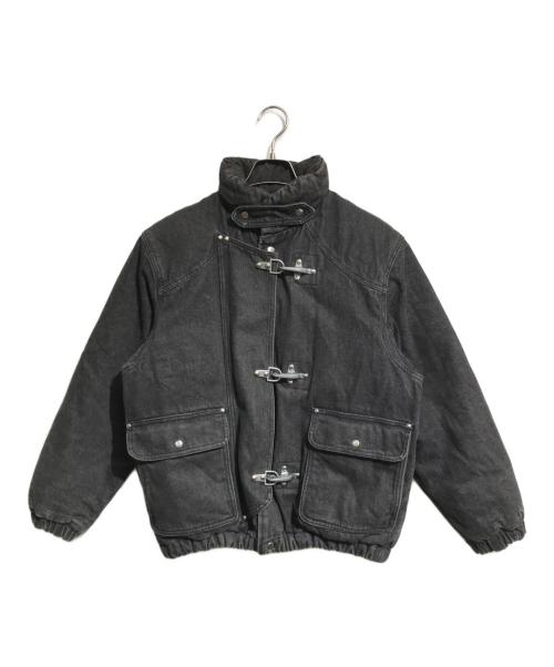 POLO RALPH LAUREN（ポロ・ラルフローレン）POLO RALPH LAUREN (ポロ・ラルフローレン) ファイヤーマンデニムダウンジャケット ブラック サイズ:Sの古着・服飾アイテム