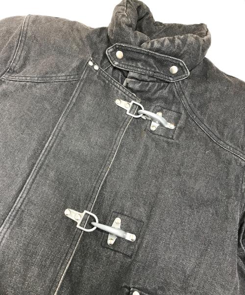 POLO RALPH LAUREN（ポロ・ラルフローレン）POLO RALPH LAUREN (ポロ・ラルフローレン) ファイヤーマンデニムダウンジャケット ブラック サイズ:Sの古着・服飾アイテム