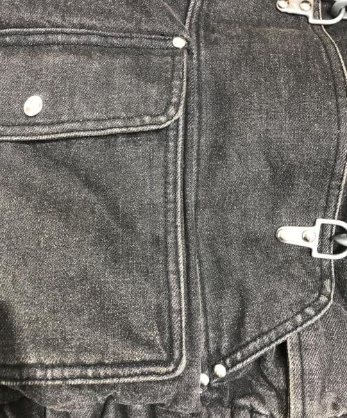 POLO RALPH LAUREN（ポロ・ラルフローレン）POLO RALPH LAUREN (ポロ・ラルフローレン) ファイヤーマンデニムダウンジャケット ブラック サイズ:Sの古着・服飾アイテム