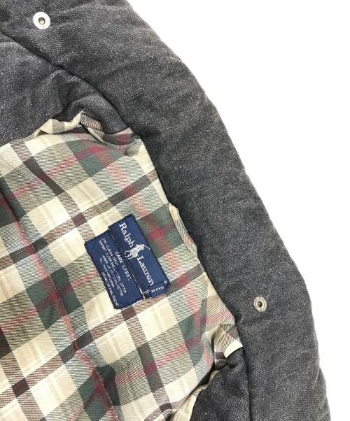POLO RALPH LAUREN（ポロ・ラルフローレン）POLO RALPH LAUREN (ポロ・ラルフローレン) ファイヤーマンデニムダウンジャケット ブラック サイズ:Sの古着・服飾アイテム