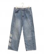 adidasアディダス）の古着「デニムパンツ」｜インディゴ