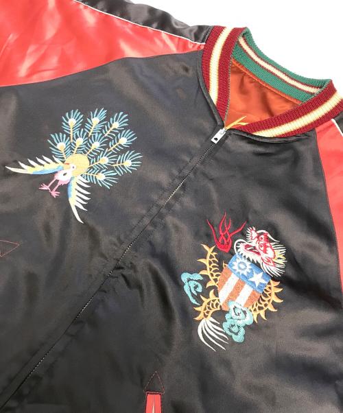 TAILOR東洋（テーラートウヨウ）TAILOR東洋 (テーラートウヨウ) リバーシブルスカジャン ブラウン×オレンジ サイズ:Lの古着・服飾アイテム