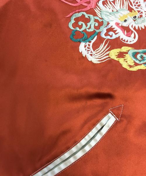 TAILOR東洋（テーラートウヨウ）TAILOR東洋 (テーラートウヨウ) リバーシブルスカジャン ブラウン×オレンジ サイズ:Lの古着・服飾アイテム