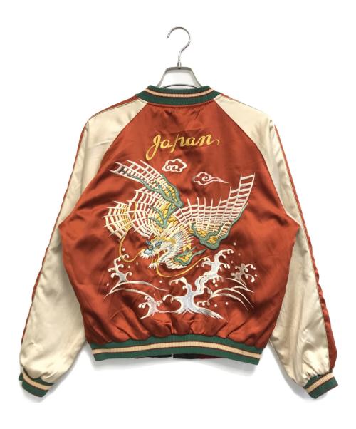 TAILOR東洋（テーラートウヨウ）TAILOR東洋 (テーラートウヨウ) リバーシブルスカジャン ブラウン×オレンジ サイズ:Lの古着・服飾アイテム