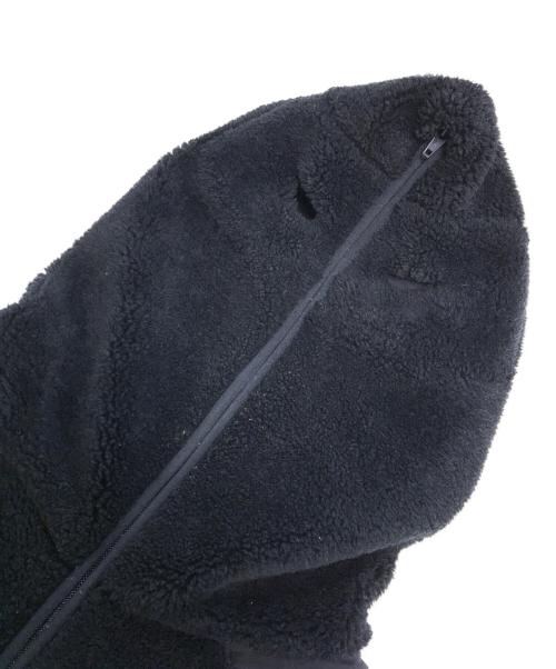 DINGYUN ZHANG（ディンユン・チャン）DINGYUN ZHANG (ディンユン・チャン) TN1 FLEECE HOODIE ブラック サイズ:Mの古着・服飾アイテム