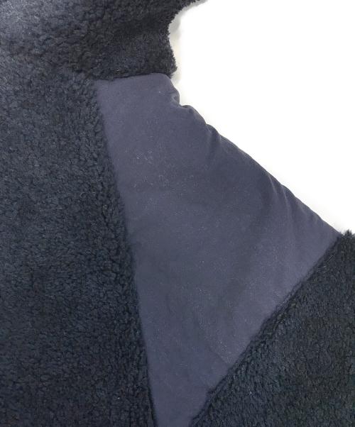 DINGYUN ZHANG（ディンユン・チャン）DINGYUN ZHANG (ディンユン・チャン) TN1 FLEECE HOODIE ブラック サイズ:Mの古着・服飾アイテム