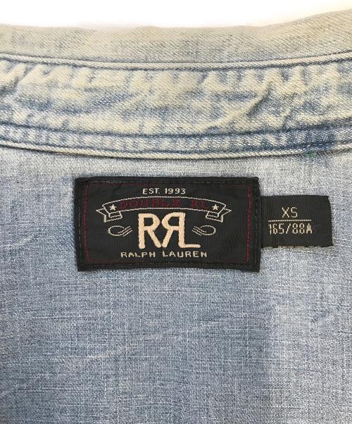 RRL（ダブルアールエル）RRL (ダブルアールエル) デニムウエスタンシャツ インディゴ サイズ:XSの古着・服飾アイテム