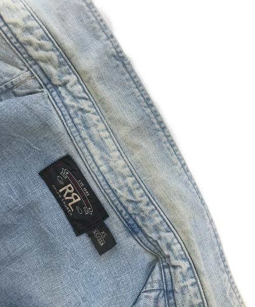RRL（ダブルアールエル）RRL (ダブルアールエル) デニムウエスタンシャツ インディゴ サイズ:XSの古着・服飾アイテム