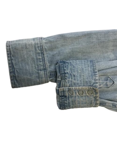 RRL（ダブルアールエル）RRL (ダブルアールエル) デニムウエスタンシャツ インディゴ サイズ:XSの古着・服飾アイテム