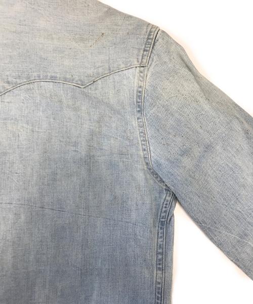 RRL（ダブルアールエル）RRL (ダブルアールエル) デニムウエスタンシャツ インディゴ サイズ:XSの古着・服飾アイテム