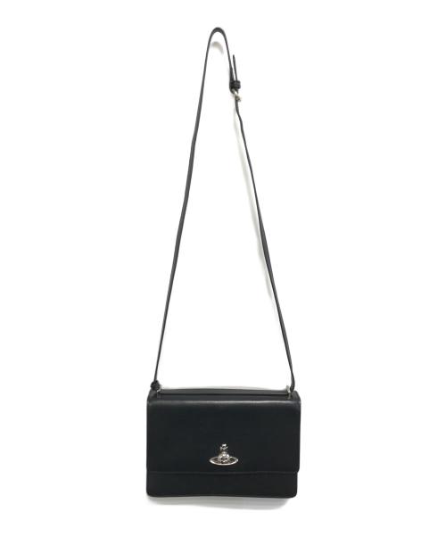Vivienne Westwood（ヴィヴィアンウエストウッド）Vivienne Westwood (ヴィヴィアンウエストウッド) MATILDA LARGE BAG WITH FLAP ブラック サイズ:表記なしの古着・服飾アイテム