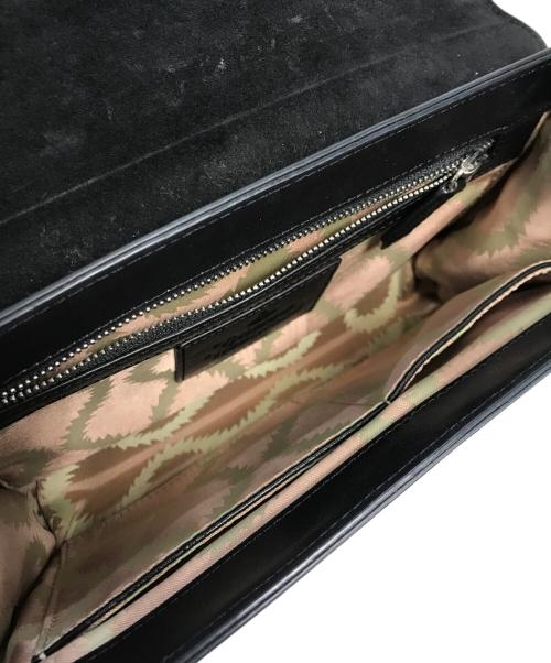 Vivienne Westwood（ヴィヴィアンウエストウッド）Vivienne Westwood (ヴィヴィアンウエストウッド) MATILDA LARGE BAG WITH FLAP ブラック サイズ:表記なしの古着・服飾アイテム