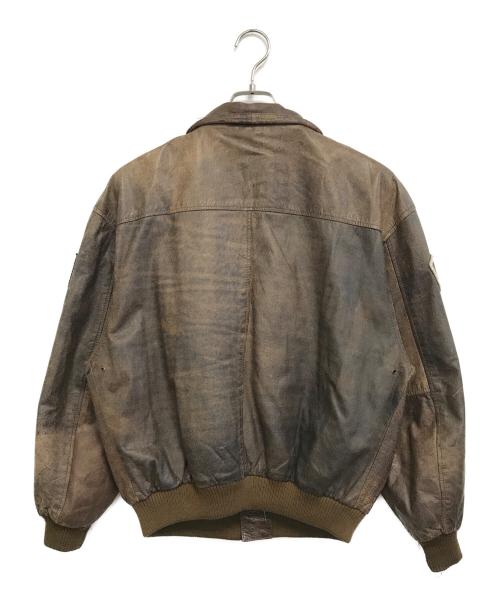 VINTAGE（ヴィンテージ）VINTAGE (ヴィンテージ) A-2 フライトジャケット ブラウン サイズ:Mの古着・服飾アイテム