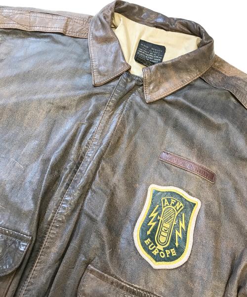 VINTAGE（ヴィンテージ）VINTAGE (ヴィンテージ) A-2 フライトジャケット ブラウン サイズ:Mの古着・服飾アイテム