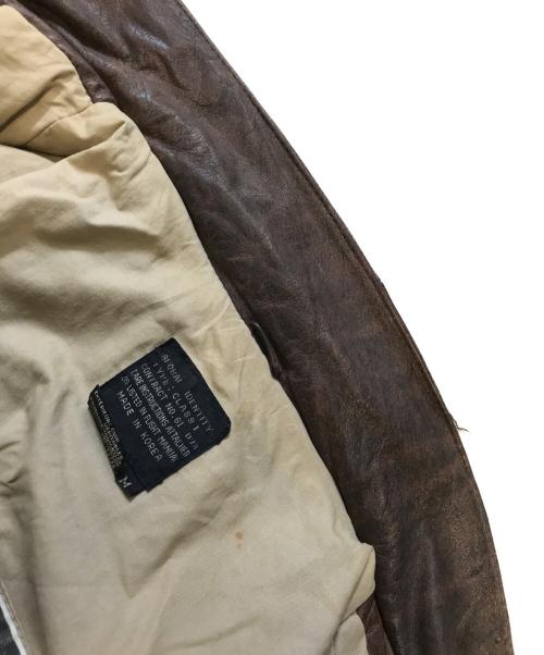 VINTAGE（ヴィンテージ）VINTAGE (ヴィンテージ) A-2 フライトジャケット ブラウン サイズ:Mの古着・服飾アイテム