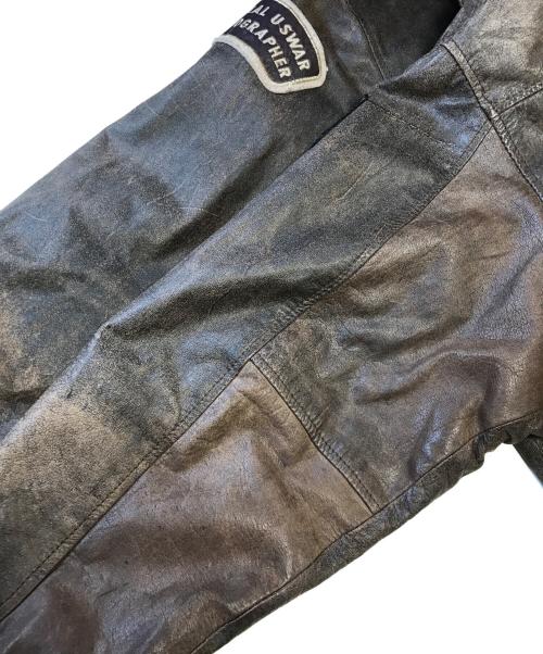 VINTAGE（ヴィンテージ）VINTAGE (ヴィンテージ) A-2 フライトジャケット ブラウン サイズ:Mの古着・服飾アイテム