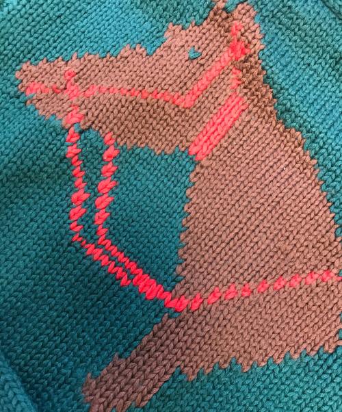 POLO RALPH LAUREN（ポロ・ラルフローレン）POLO RALPH LAUREN (ポロ・ラルフローレン) ガウンカーディガン グリーン サイズ:Sの古着・服飾アイテム