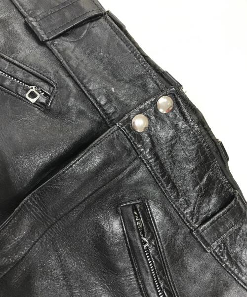 HARLEY-DAVIDSON（ハーレーダビッドソン）HARLEY-DAVIDSON (ハーレーダビッドソン) レザーパンツ ブラック サイズ:34の古着・服飾アイテム