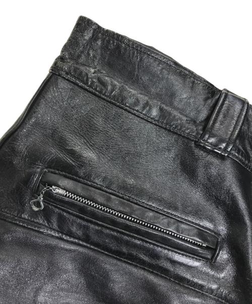 HARLEY-DAVIDSON（ハーレーダビッドソン）HARLEY-DAVIDSON (ハーレーダビッドソン) レザーパンツ ブラック サイズ:34の古着・服飾アイテム