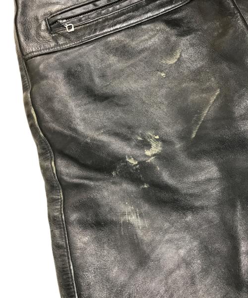 HARLEY-DAVIDSON（ハーレーダビッドソン）HARLEY-DAVIDSON (ハーレーダビッドソン) レザーパンツ ブラック サイズ:34の古着・服飾アイテム