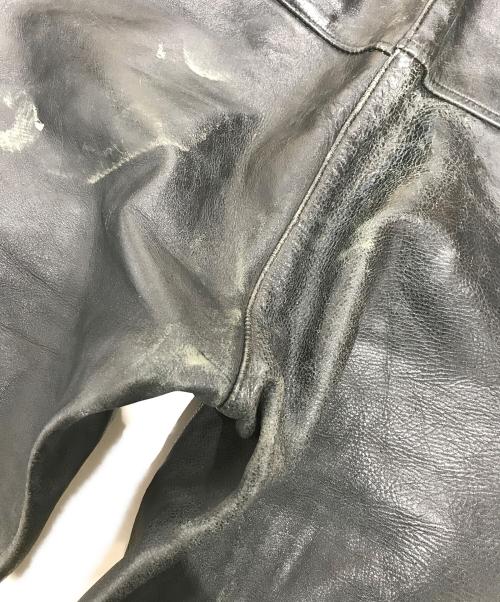 HARLEY-DAVIDSON（ハーレーダビッドソン）HARLEY-DAVIDSON (ハーレーダビッドソン) レザーパンツ ブラック サイズ:34の古着・服飾アイテム