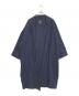 GALLEGO DESPORTES（ギャレゴデスポート）の古着「リネンステンカラーコート」｜ネイビー