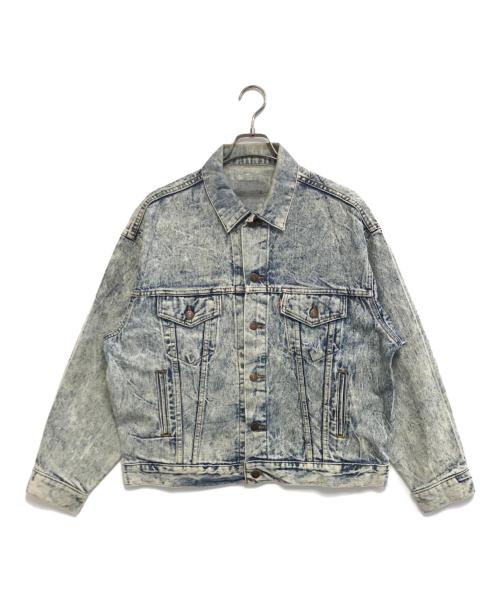 LEVI'S AUTHORIZED VINTAGE（リーバイス オーソライズド ヴィンテージ）LEVI'S AUTHORIZED VINTAGE (リーバイス オーソライズド ヴィンテージ) ケミカルウォッシュデニムジャケット インディゴ サイズ:Lの古着・服飾アイテム