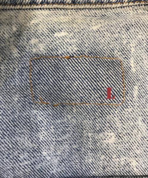 LEVI'S AUTHORIZED VINTAGE（リーバイス オーソライズド ヴィンテージ）LEVI'S AUTHORIZED VINTAGE (リーバイス オーソライズド ヴィンテージ) ケミカルウォッシュデニムジャケット インディゴ サイズ:Lの古着・服飾アイテム