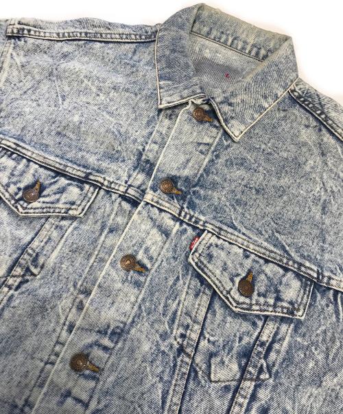 LEVI'S AUTHORIZED VINTAGE（リーバイス オーソライズド ヴィンテージ）LEVI'S AUTHORIZED VINTAGE (リーバイス オーソライズド ヴィンテージ) ケミカルウォッシュデニムジャケット インディゴ サイズ:Lの古着・服飾アイテム