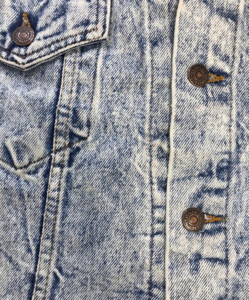 LEVI'S AUTHORIZED VINTAGE（リーバイス オーソライズド ヴィンテージ）LEVI'S AUTHORIZED VINTAGE (リーバイス オーソライズド ヴィンテージ) ケミカルウォッシュデニムジャケット インディゴ サイズ:Lの古着・服飾アイテム