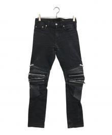 Saint Laurent Paris（サンローランパリ）の古着「Biker pants」｜ブラック