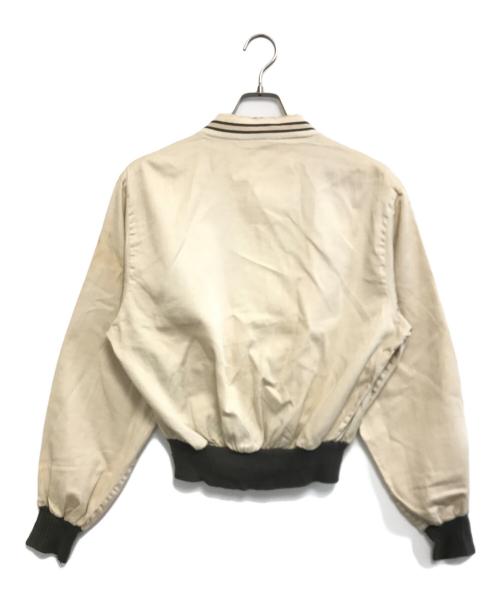 sportswear（スポーツウェア）sportswear (スポーツウェア) ロカビリージャケット ベージュ サイズ:Mの古着・服飾アイテム