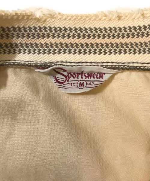 sportswear（スポーツウェア）sportswear (スポーツウェア) ロカビリージャケット ベージュ サイズ:Mの古着・服飾アイテム