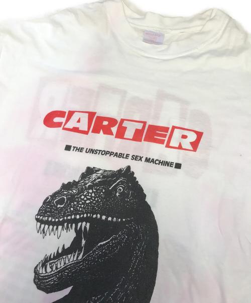 USED（ユーズド）USED (ユーズド) CARTER (カーター) バンドTシャツ ホワイト サイズ:XXLの古着・服飾アイテム