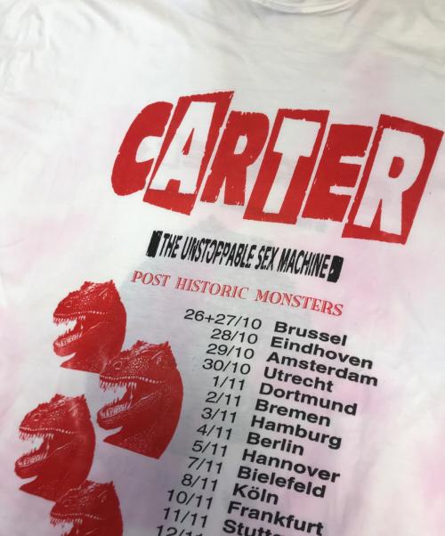 USED（ユーズド）USED (ユーズド) CARTER (カーター) バンドTシャツ ホワイト サイズ:XXLの古着・服飾アイテム