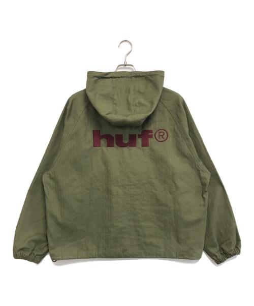 HUF（ハフ）HUF (ハフ) eightynine HOODED JACKET グリーン サイズ:Lの古着・服飾アイテム