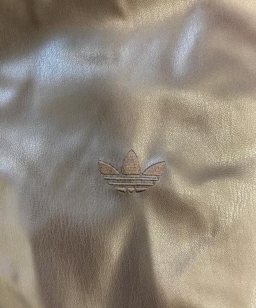 adidas（アディダス）adidas (アディダス) Leather 3S Track Top ブラウン サイズ:Mの古着・服飾アイテム