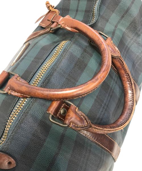 POLO RALPH LAUREN（ポロ・ラルフローレン）POLO RALPH LAUREN (ポロ・ラルフローレン) ブラックウォッチボストンバッグ サイズ:表記なしの古着・服飾アイテム