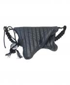 NUTEMPERORナットエンペラー）の古着「PU LEATHER BAG」｜ブラック