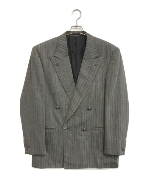 GIANNI VERSACE（ジャンニ・ヴェルサーチ）GIANNI VERSACE (ジャンニ・ヴェルサーチ) テーラードジャケット グレー サイズ:表記なしの古着・服飾アイテム