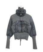 ottolinger×ADSBオットリンガー×）の古着「RIB POINT PUFFER JACKET」｜ブラック