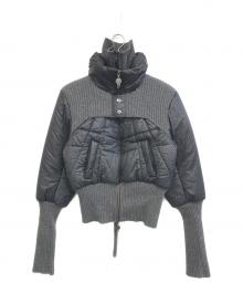 ottolinger×ADSB（オットリンガー）の古着「RIB POINT PUFFER JACKET」｜ブラック