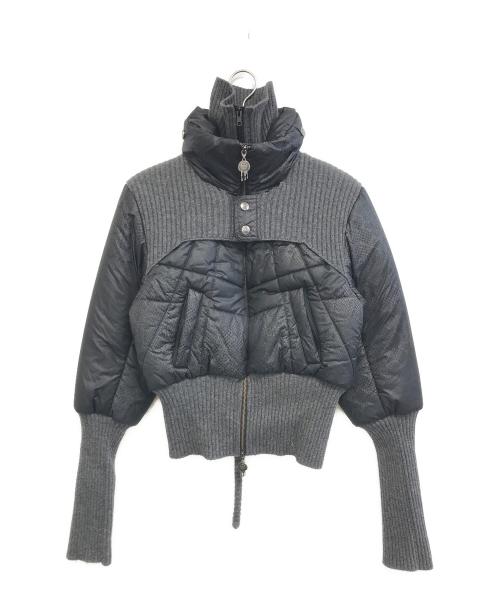 ottolinger（オットリンガー）ottolinger (オットリンガー) ADSB RIB POINT PUFFER JACKET ブラック サイズ:S/Mの古着・服飾アイテム
