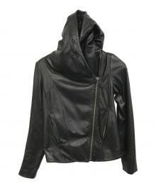 HELMUT LANG（ヘルムートラング）の古着「レザージャケット」｜ブラック