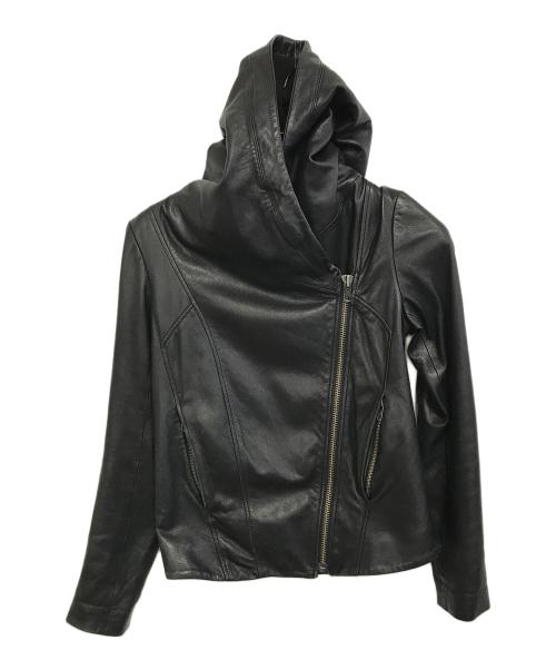 HELMUT LANG（ヘルムートラング）HELMUT LANG (ヘルムートラング) レザージャケット ブラック サイズ:Sの古着・服飾アイテム