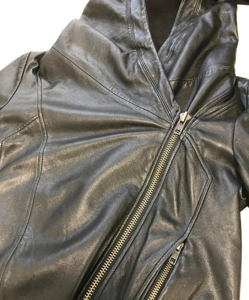 HELMUT LANG（ヘルムートラング）HELMUT LANG (ヘルムートラング) レザージャケット ブラック サイズ:Sの古着・服飾アイテム