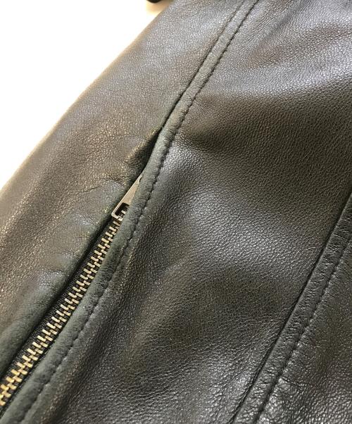 HELMUT LANG（ヘルムートラング）HELMUT LANG (ヘルムートラング) レザージャケット ブラック サイズ:Sの古着・服飾アイテム