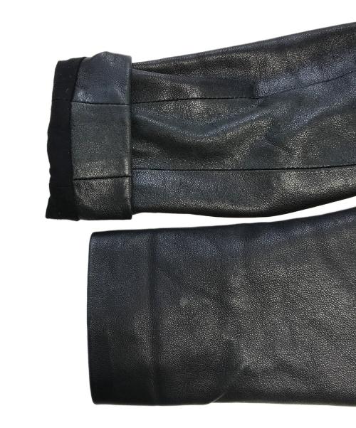HELMUT LANG（ヘルムートラング）HELMUT LANG (ヘルムートラング) レザージャケット ブラック サイズ:Sの古着・服飾アイテム