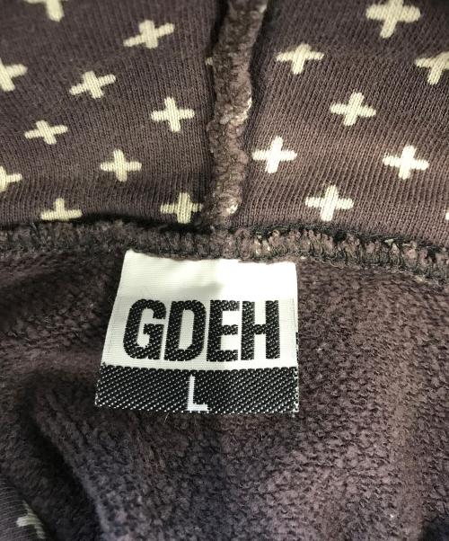 GOODENOUGH（グットイナフ）GOODENOUGH (グッドイナフ) CROSS DOT SWEAT PARKA ブラウン サイズ:Lの古着・服飾アイテム