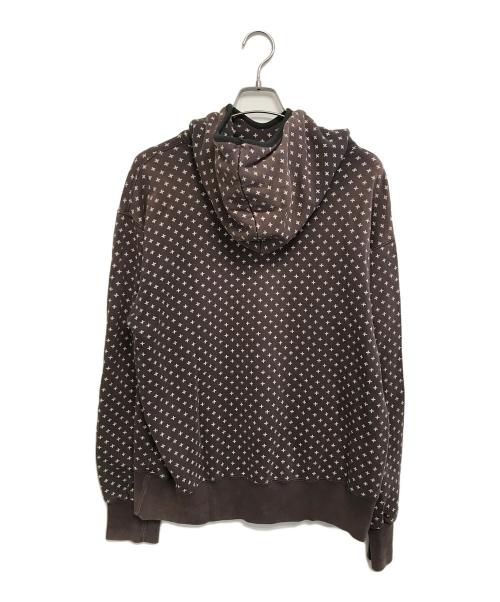 GOODENOUGH（グットイナフ）GOODENOUGH (グッドイナフ) CROSS DOT SWEAT PARKA ブラウン サイズ:Lの古着・服飾アイテム